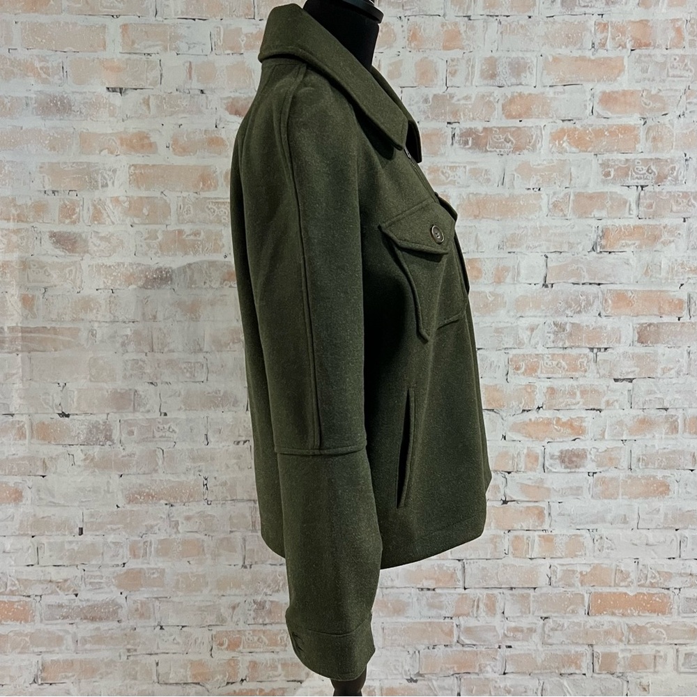 Avec Les Filles Dark Green Utility Jacket - Picture 2 of 9